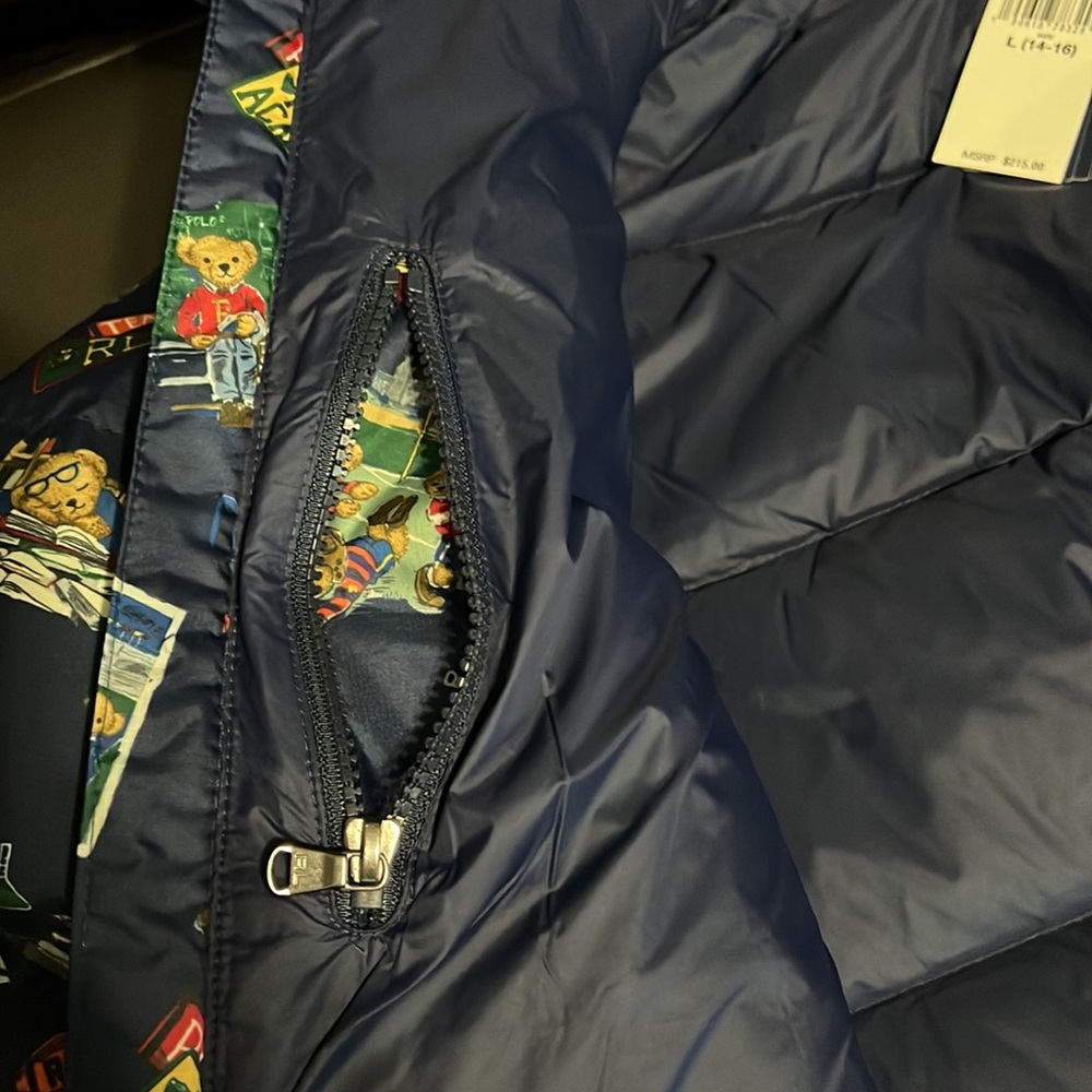 Boys size 14-16 Ralph Lauren coat - Picture 9 of 12